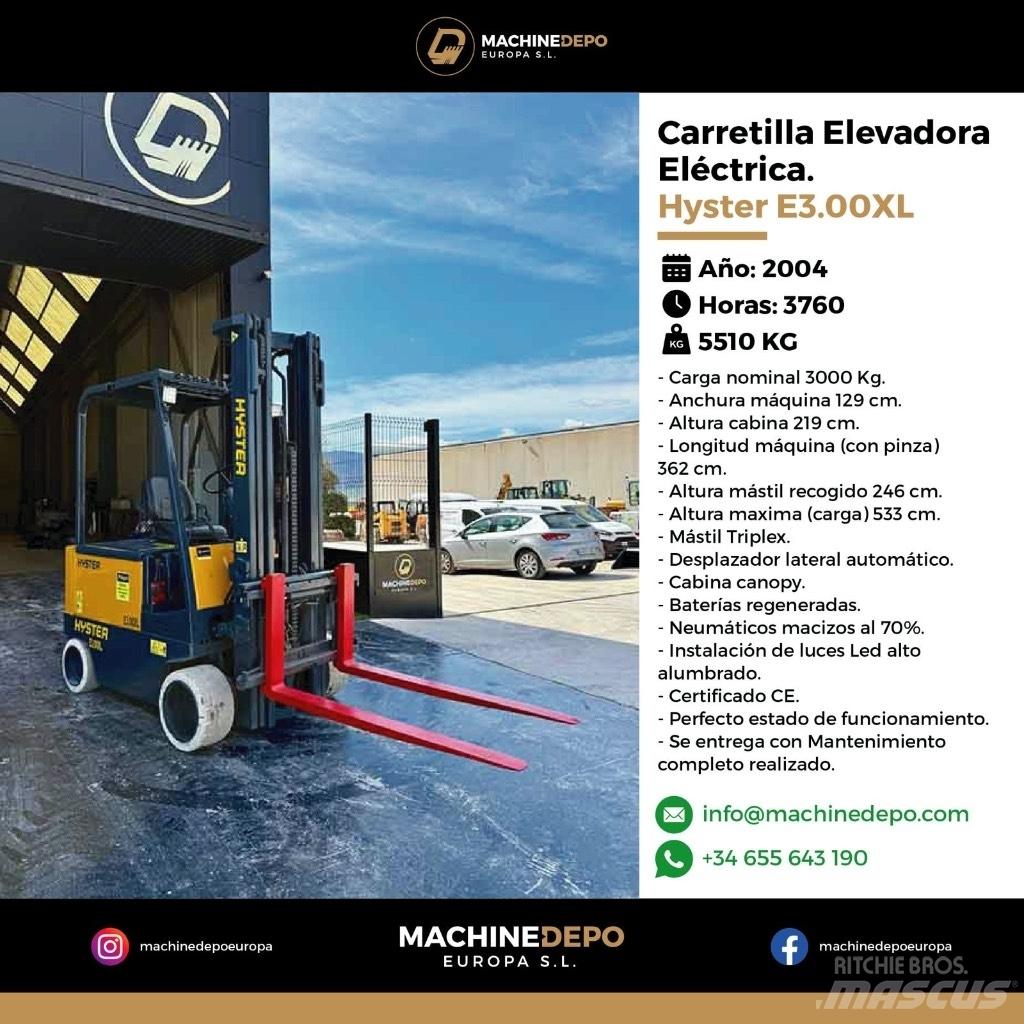 Hyster E3.00XL 電動堆高機