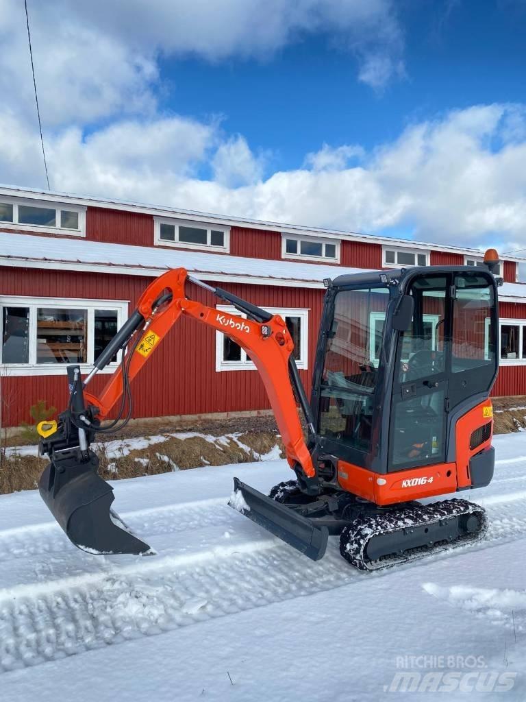 Kubota KX016-4 小型挖土機/掘鑿機<7t(小型挖掘機)