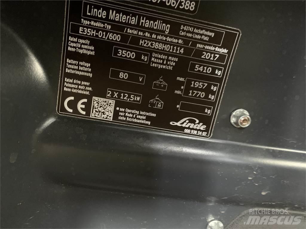Linde E35/600H 電動堆高機
