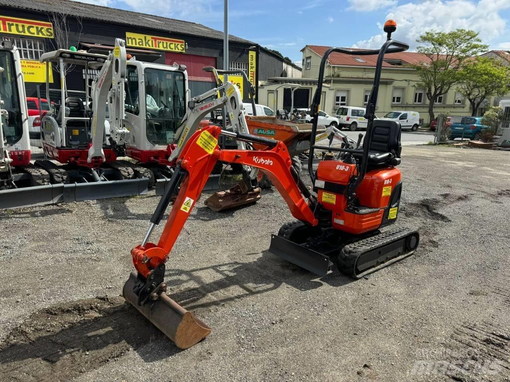 Kubota U 10-3 小型挖土機/掘鑿機<7t(小型挖掘機)