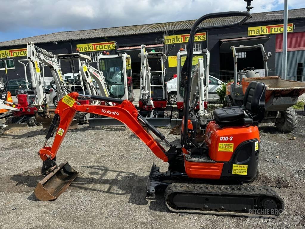 Kubota U 10-3 小型挖土機/掘鑿機<7t(小型挖掘機)