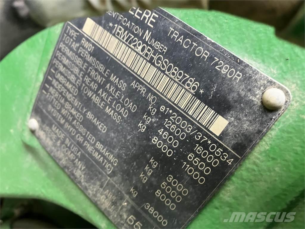 John Deere 7290R 曳引機