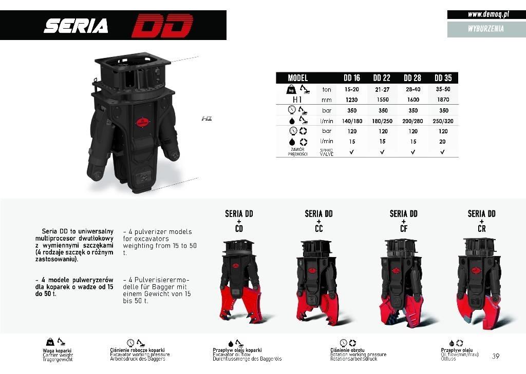  DEMOQ DD16 工程軋碎機(壓碎機)
