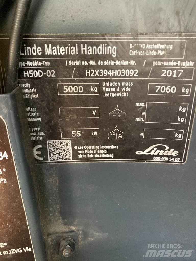 Linde H50D/394 柴油卡車