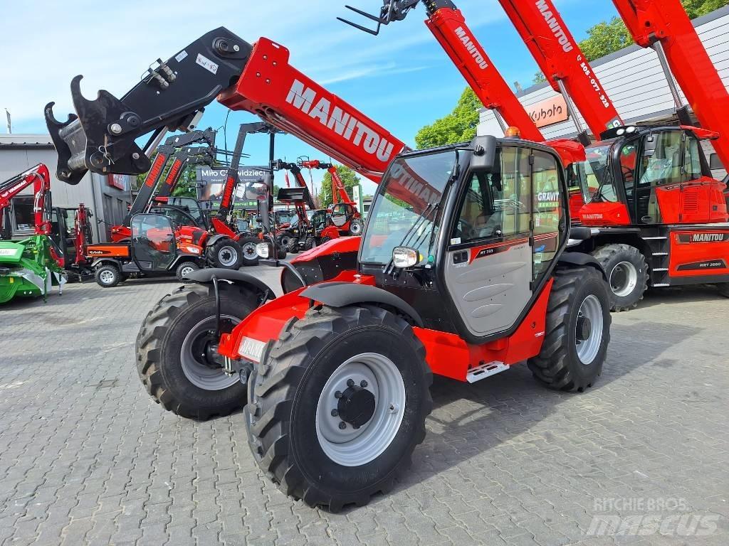 Manitou MT 733 伸縮臂操作車