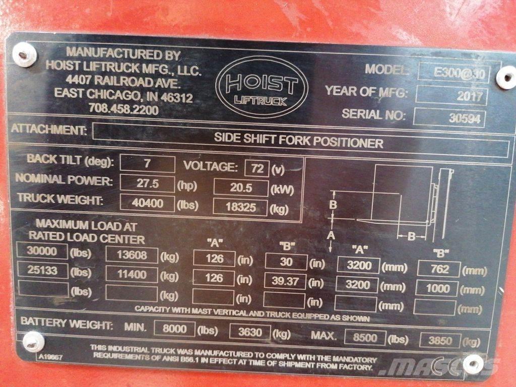 Hoist E300 電動堆高機
