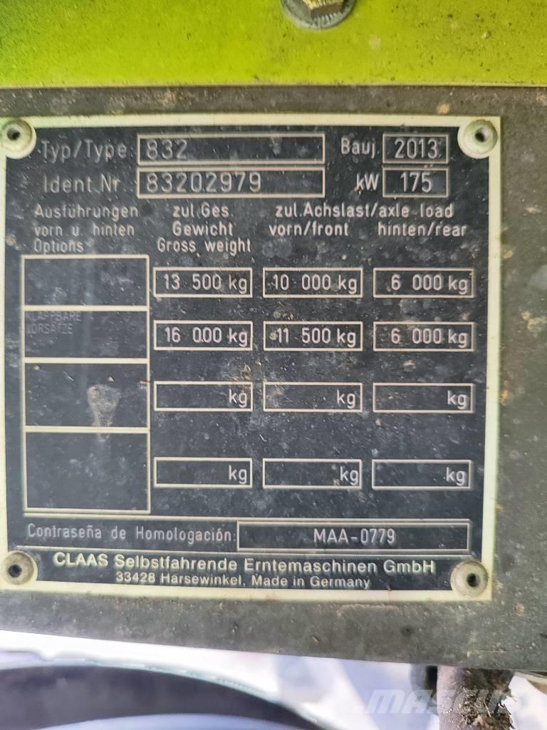 CLAAS Tucano 320 聯合收穫機