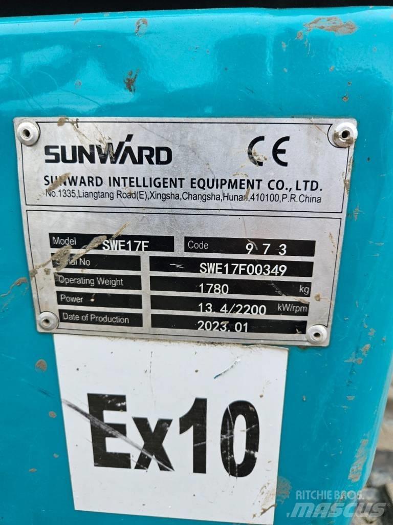 Sunward SWE 17 F 小型挖土機/掘鑿機<7t(小型挖掘機)