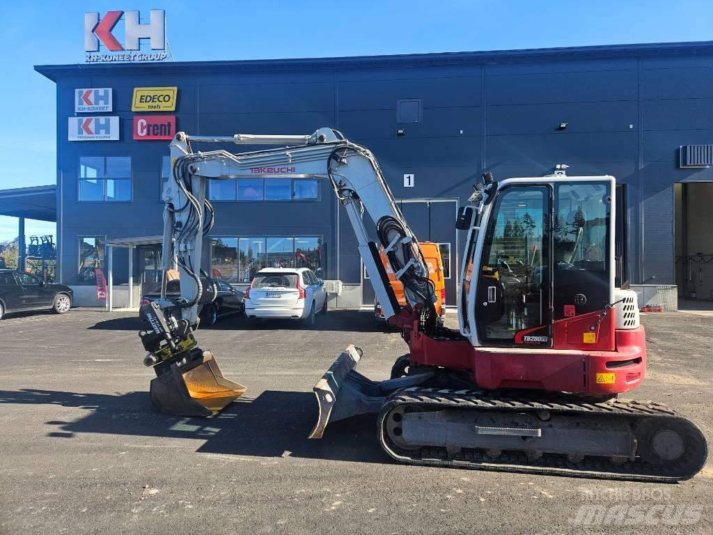Takeuchi TB 280 FR 中型挖土機/掘鑿機/挖掘機 7t-12t