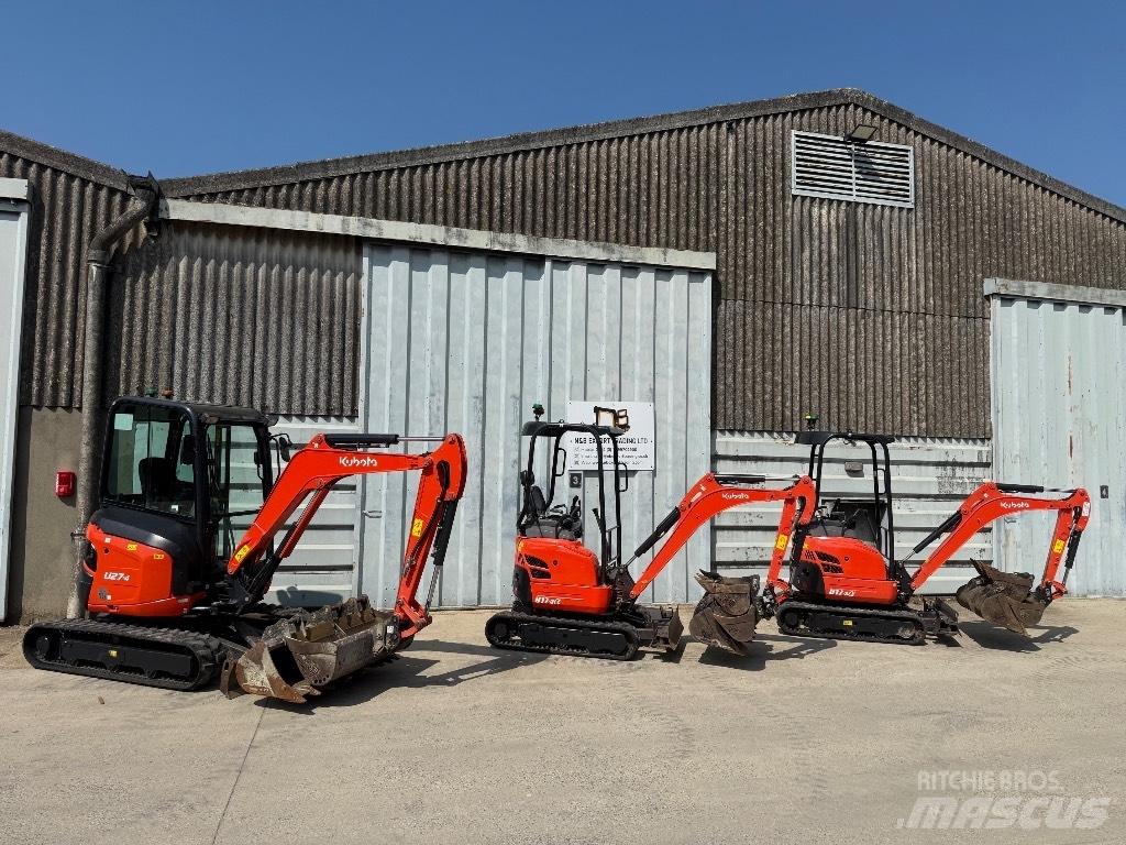Kubota U 27 小型挖土機/掘鑿機<7t(小型挖掘機)