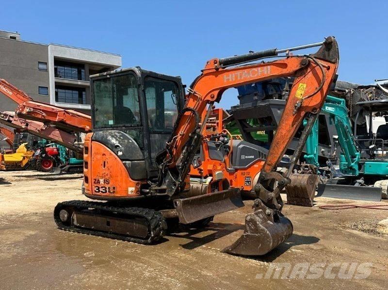 Hitachi ZX 33 U-5 小型挖土機/掘鑿機<7t(小型挖掘機)