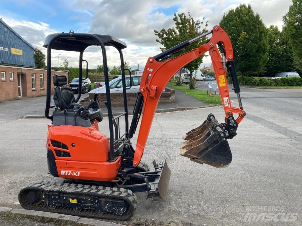 Kubota U 17-3 小型挖土機/掘鑿機<7t(小型挖掘機)