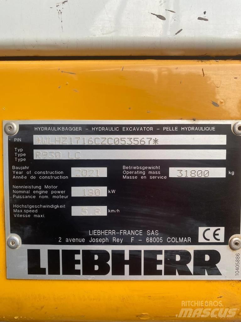 Liebherr R 930 LC 履帶式 挖土機/掘鑿機/挖掘機