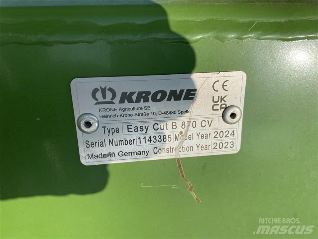 Krone EC B 870 CV 割草劑