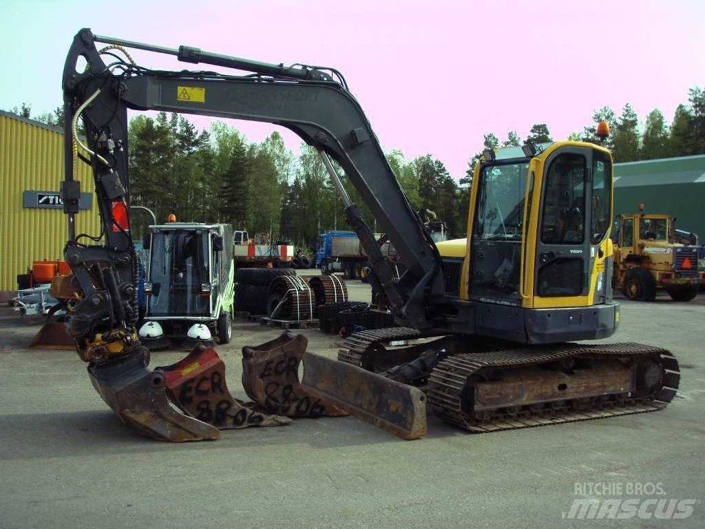 Volvo ECR 88 中型挖土機/掘鑿機/挖掘機 7t-12t