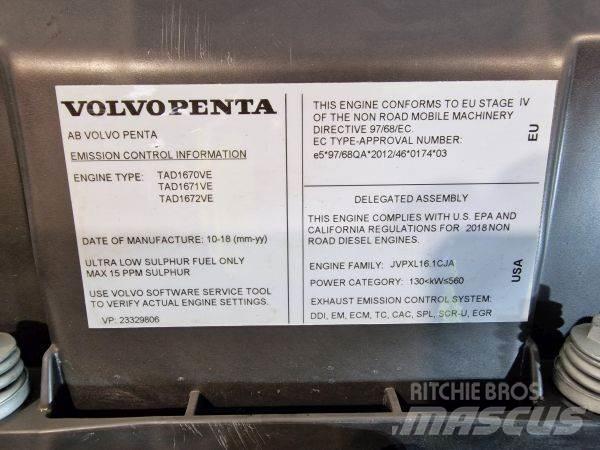Volvo TAD1672VE 引擎/發動機
