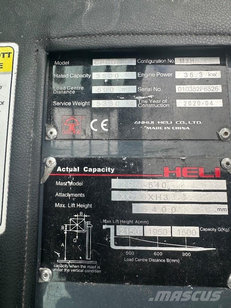 Heli CPCD 35 柴油卡車
