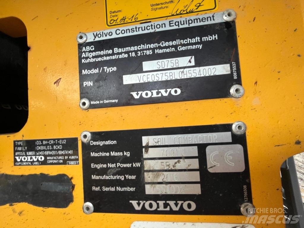 Volvo SD 75 單輪滾壓機