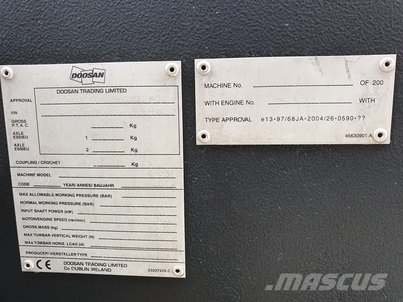 Doosan 7 / 51 空氣壓縮機