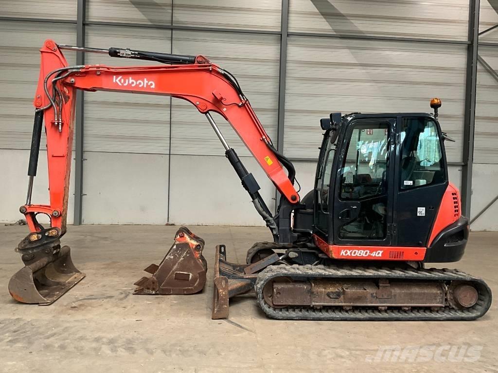 Kubota KX 080-4 A 中型挖土機/掘鑿機/挖掘機 7t-12t