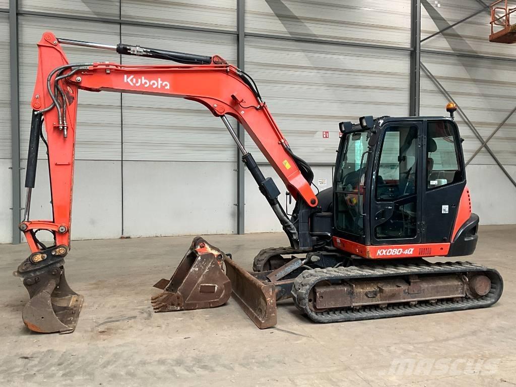 Kubota KX 080-4 A 中型挖土機/掘鑿機/挖掘機 7t-12t