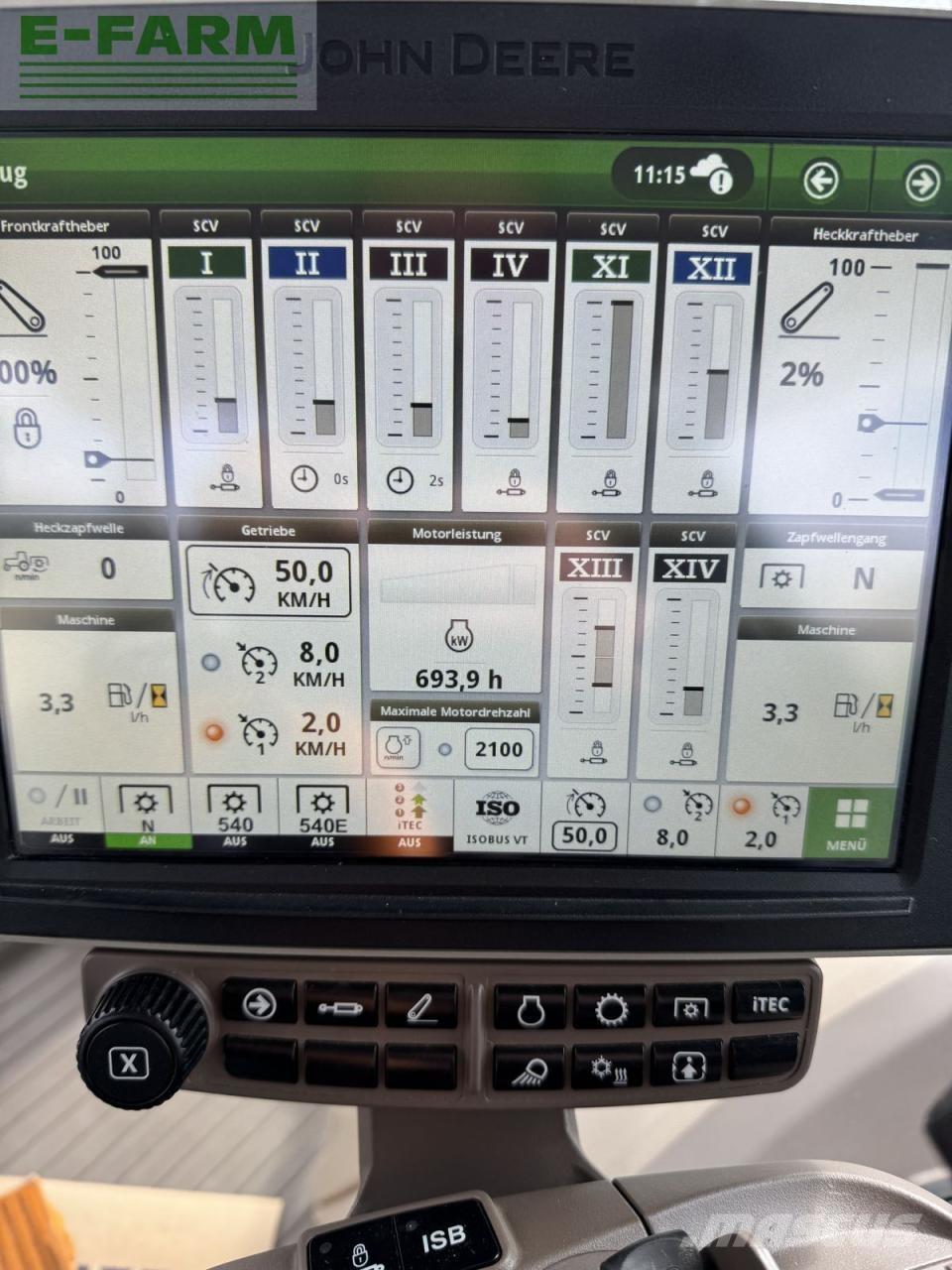 John Deere 6r150 曳引機