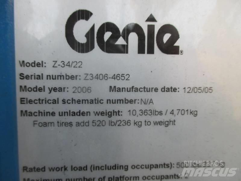 Genie Z 34/22 RT 曲臂高空作業車