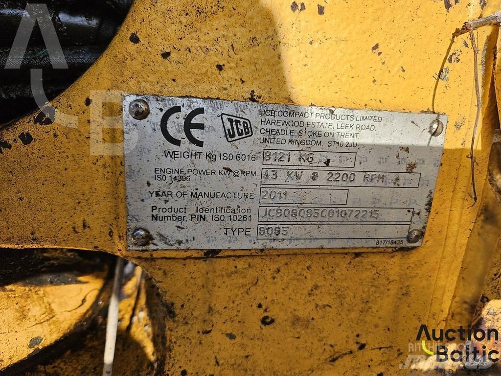 JCB 8085 中型挖土機/掘鑿機/挖掘機 7t-12t