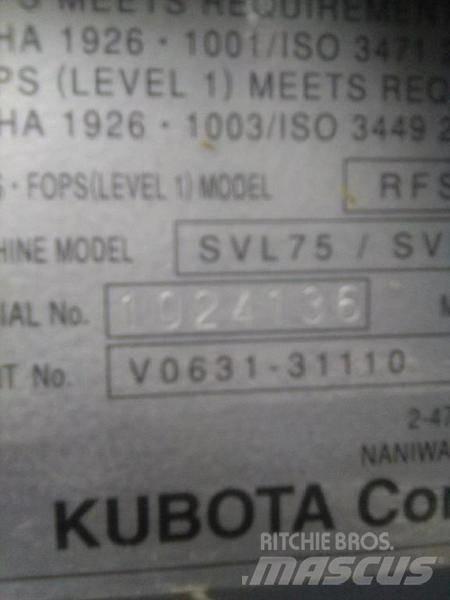 Kubota SVL 75-2 滑移轉向裝載機