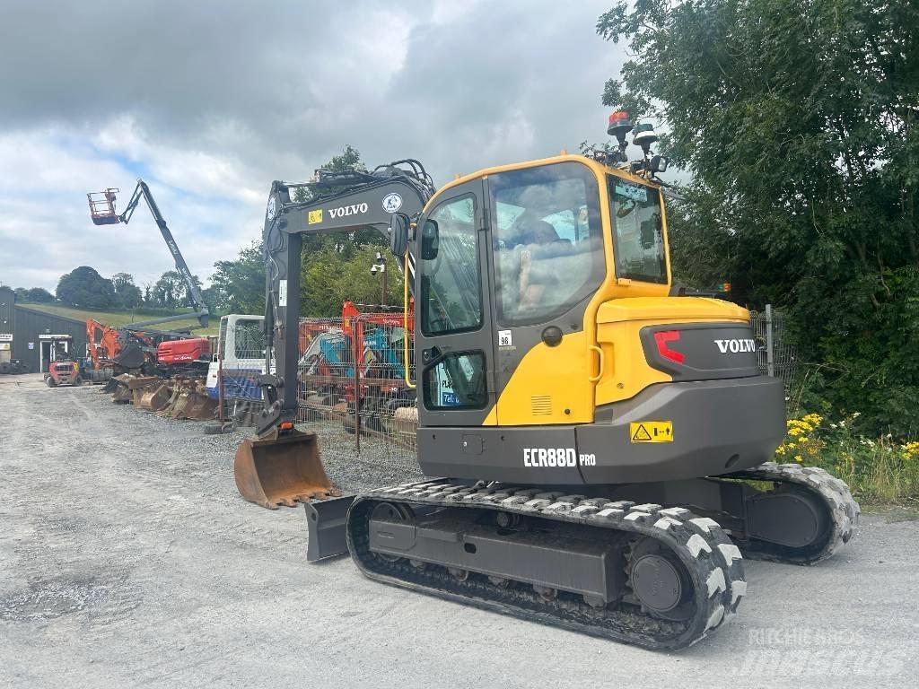 Volvo ECR88D PRO 中型挖土機/掘鑿機/挖掘機 7t-12t