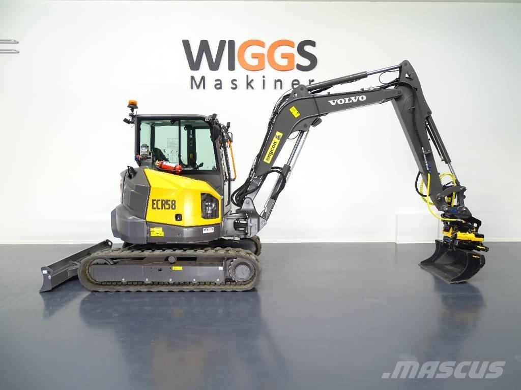 Volvo ECR58F 小型挖土機/掘鑿機<7t(小型挖掘機)