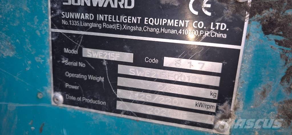 Sunward SWE 215 F 履帶式 挖土機/掘鑿機/挖掘機