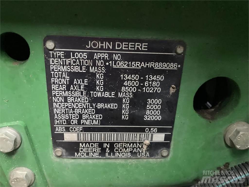 John Deere 6215R 曳引機