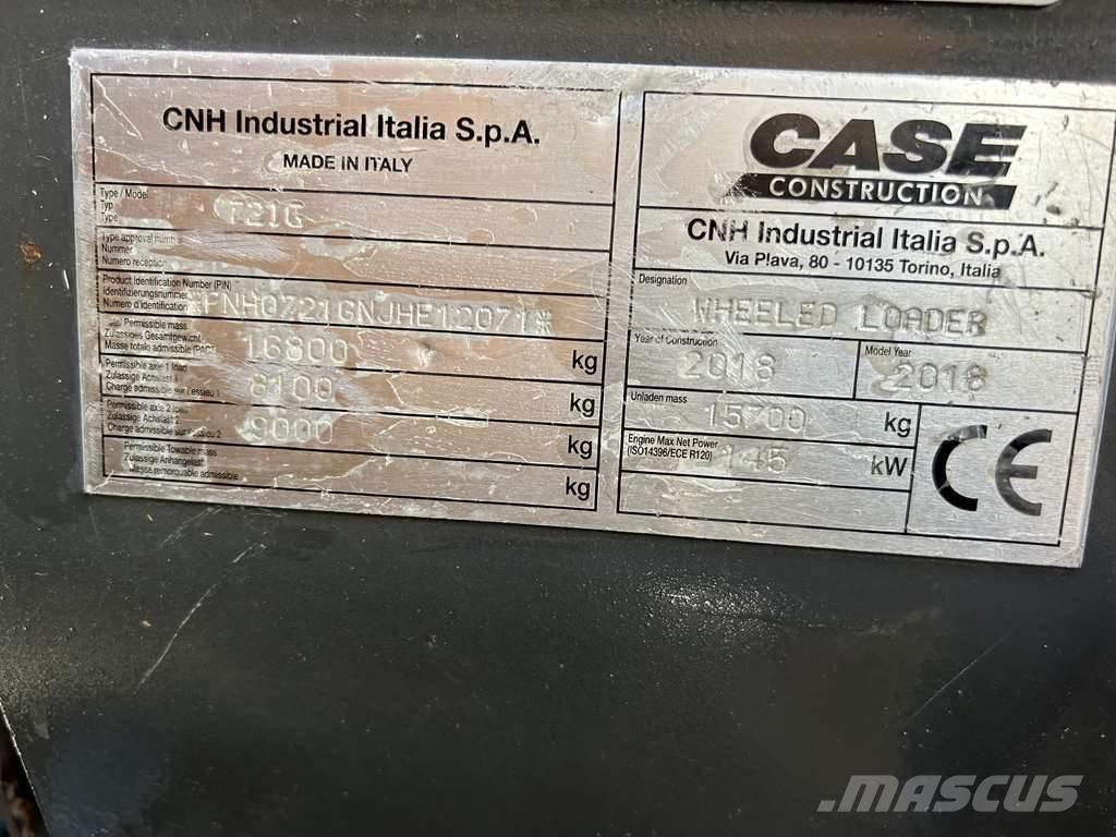 CASE 721G XR 輪胎式裝載機