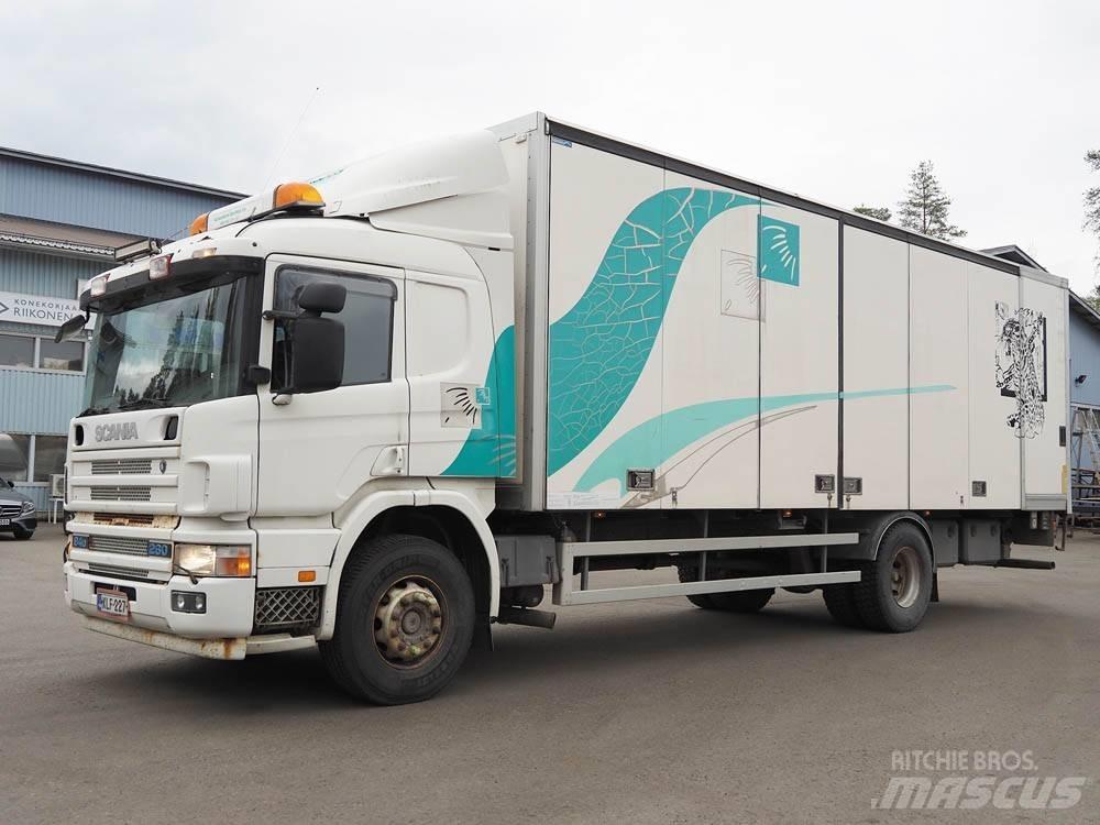 Scania 94 D 260 平板式/側卸式卡車