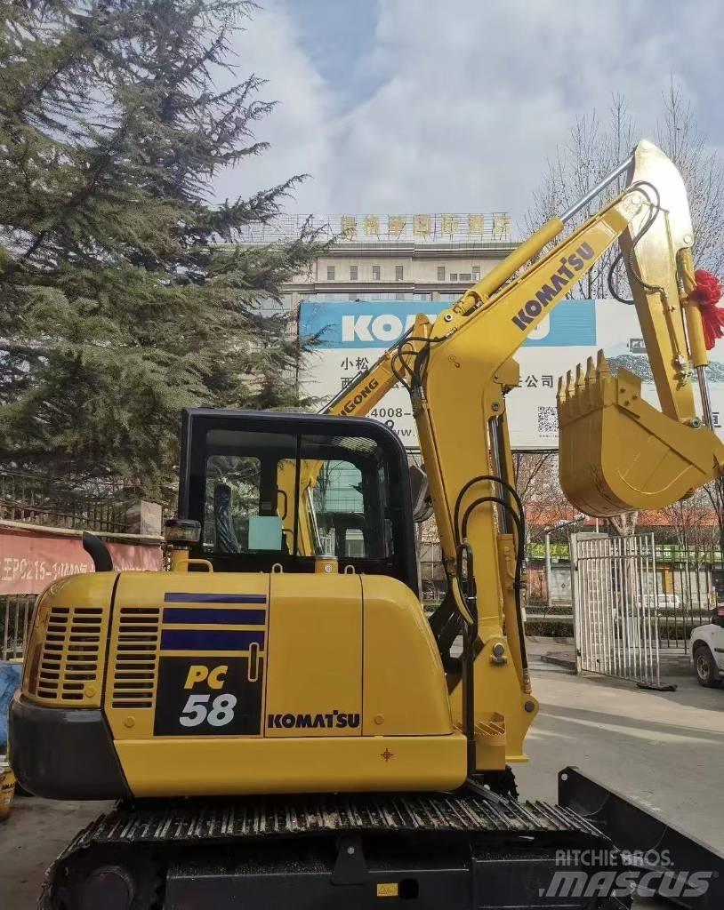 Komatsu PC 58 小型挖土機/掘鑿機<7t(小型挖掘機)