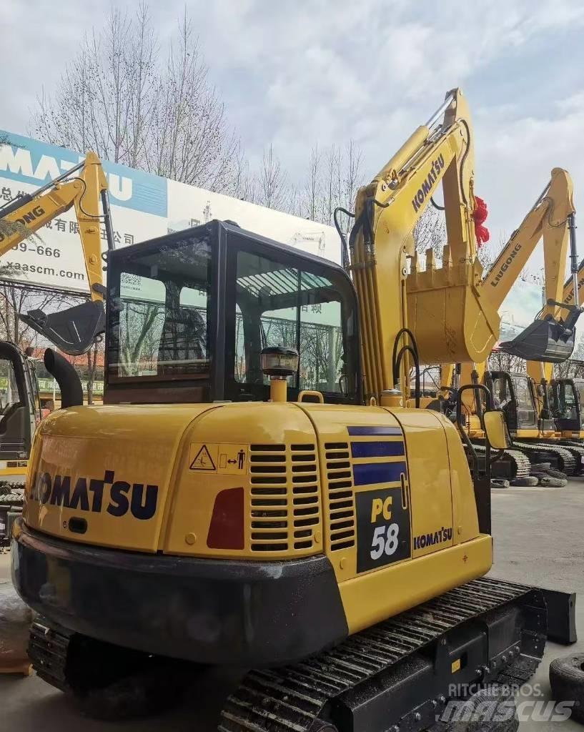 Komatsu PC 58 小型挖土機/掘鑿機<7t(小型挖掘機)