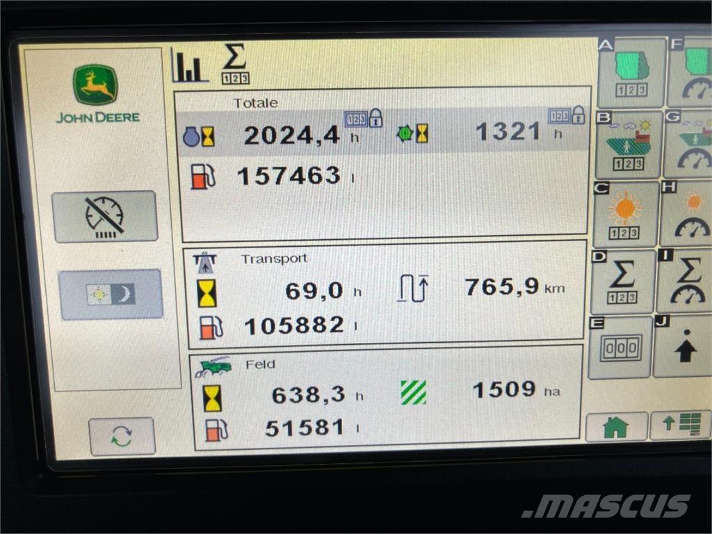 John Deere 9800i 牧草收穫機