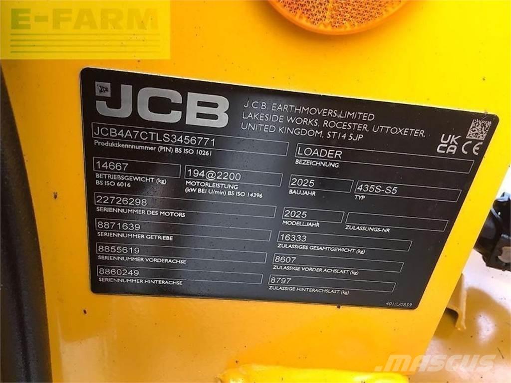 JCB 435s stufe v 小型挖土機/掘鑿機<7t(小型挖掘機)