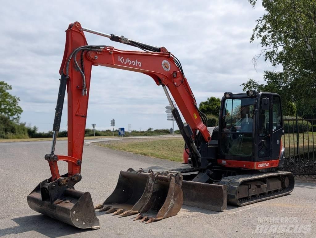 Kubota KX 080-4 中型挖土機/掘鑿機/挖掘機 7t-12t