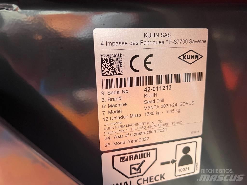 Kuhn Venta 3030-24 鑽頭