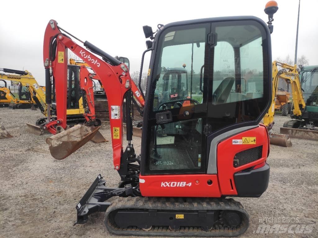 Kubota KX 018-4 小型挖土機/掘鑿機<7t(小型挖掘機)