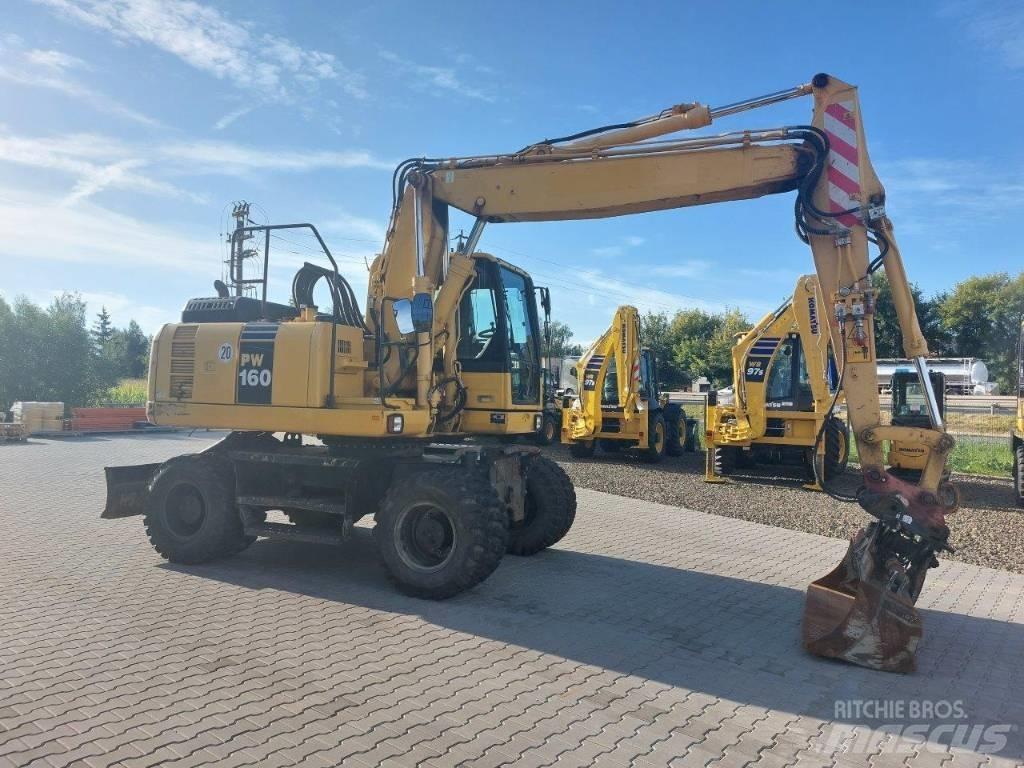Komatsu PW160-8 旋轉式挖土機/掘鑿機/挖掘機