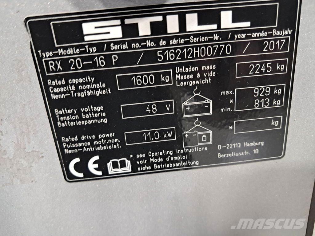 Still RX 20-16 P 電動堆高機