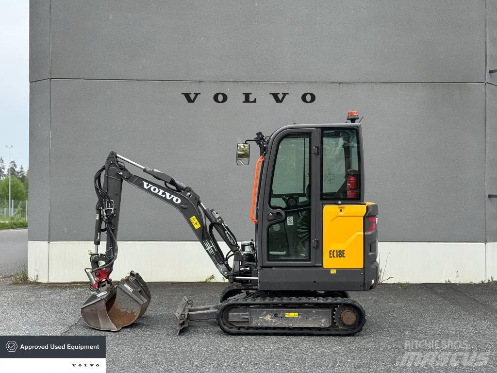 Volvo EC 18 E 小型挖土機/掘鑿機<7t(小型挖掘機)