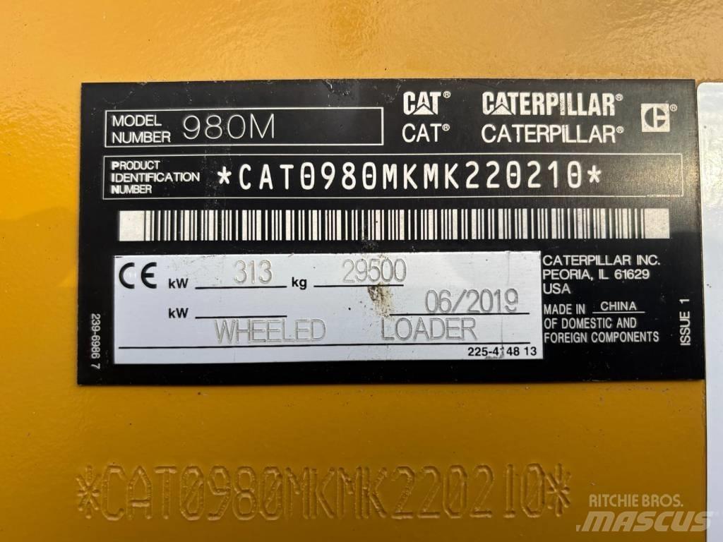 CAT 980 M 輪胎式裝載機