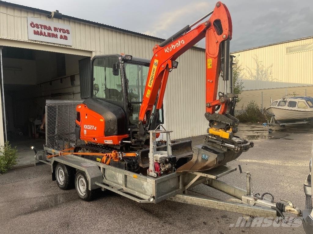 Kubota KX 027 小型挖土機/掘鑿機<7t(小型挖掘機)