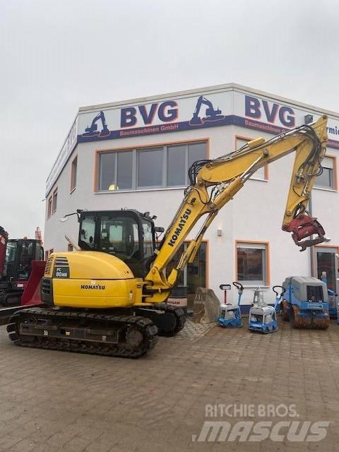 Komatsu PC80MR-3 中型挖土機/掘鑿機/挖掘機 7t-12t