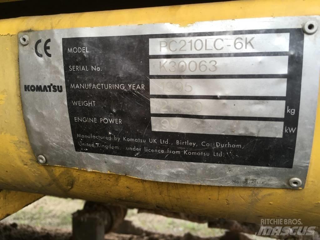 Komatsu PC210LC-6K 履帶式 挖土機/掘鑿機/挖掘機