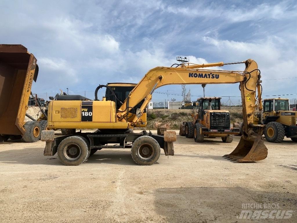 Komatsu PW 180 旋轉式挖土機/掘鑿機/挖掘機